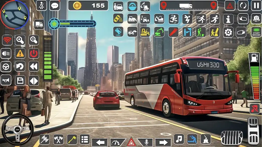 Play Coach Bus Driver 3D Bus Games as an online game Coach Bus Driver 3D Bus Games with UptoPlay