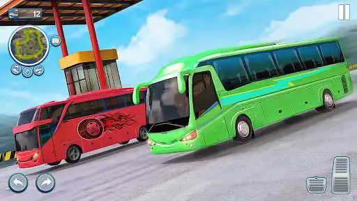 Play Coach bus driving-Bus Games 3D as an online game Coach bus driving-Bus Games 3D with UptoPlay