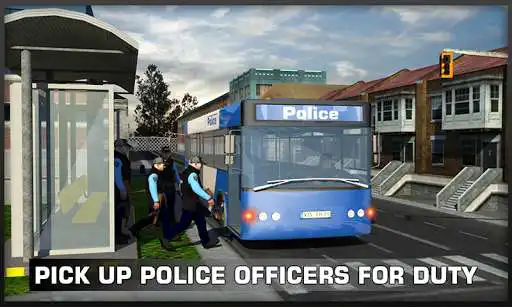 Play Coach Bus Police Transport 3D as an online game Coach Bus Police Transport 3D with UptoPlay