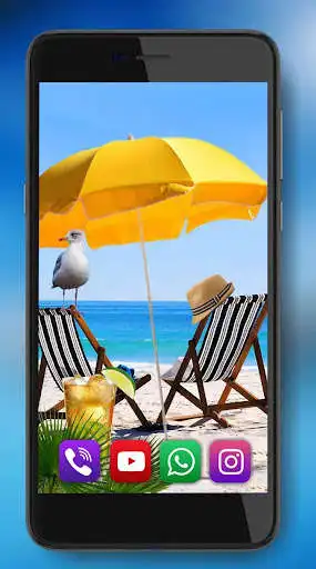 Play Coast Beach Live Wallpaper  and enjoy Coast Beach Live Wallpaper with UptoPlay