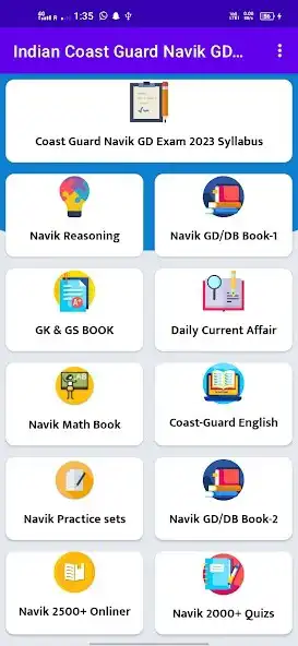 Play Coast Guard Navik GD Exam 2023 as an online game Coast Guard Navik GD Exam 2023 with UptoPlay