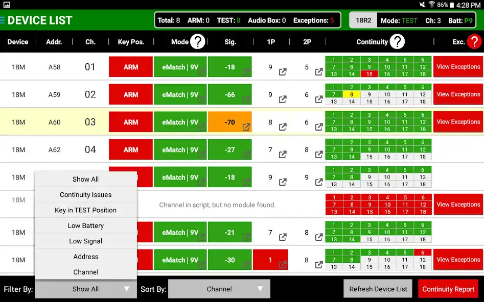 Play COBRA 18R2 Control Panel  and enjoy COBRA 18R2 Control Panel with UptoPlay