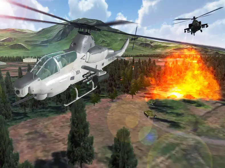 Play Cobra Helicopter Flight Simulator AH-1 Viper Pilot
