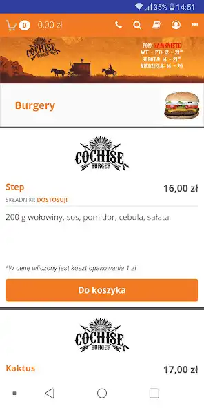 Play Cochise Burger Bydgoszcz  and enjoy Cochise Burger Bydgoszcz with UptoPlay