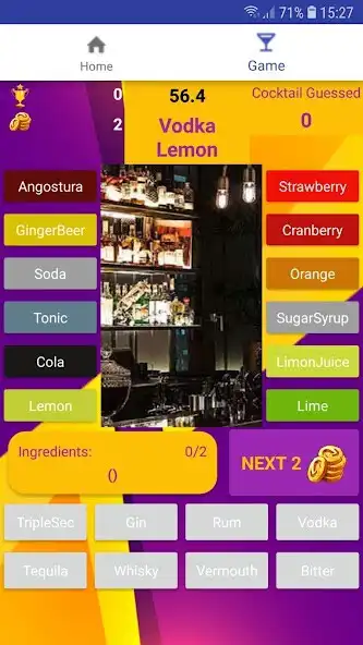Play Cocktail Fun (QuizPractise Bar Game) as an online game Cocktail Fun (QuizPractise Bar Game) with UptoPlay