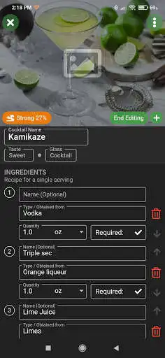 Play Cocktail Hobbyist - Drink  Cocktail Recipes as an online game Cocktail Hobbyist - Drink  Cocktail Recipes with UptoPlay