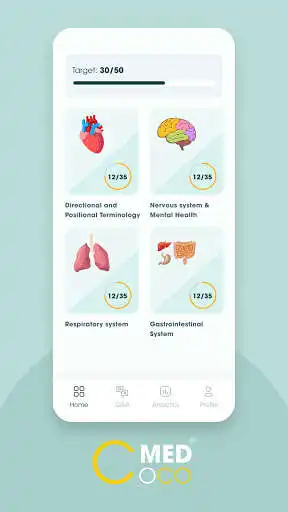 Play CocoMed Medical Flashcards  and enjoy CocoMed Medical Flashcards with UptoPlay