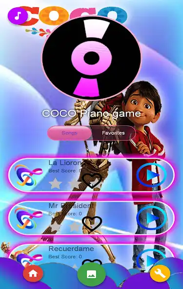 Play coco song piano tiles  and enjoy coco song piano tiles with UptoPlay