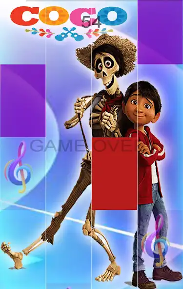 Play coco song piano tiles as an online game coco song piano tiles with UptoPlay