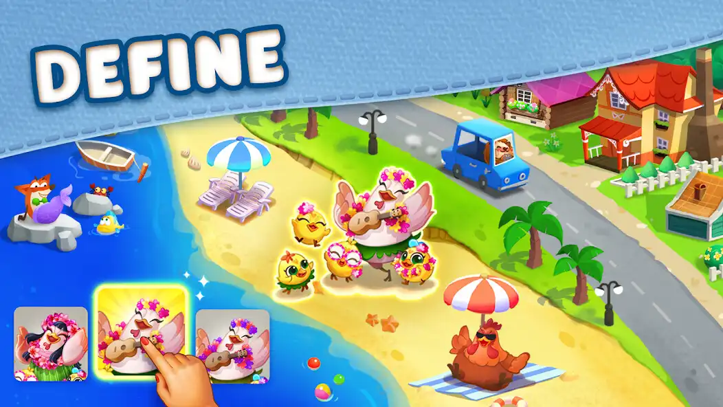 Play Coco Town : Decorating  Puzzle Games as an online game Coco Town : Decorating  Puzzle Games with UptoPlay