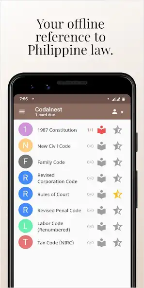 Play Codalnest - Philippine Laws and Flash Card App  and enjoy Codalnest - Philippine Laws and Flash Card App with UptoPlay