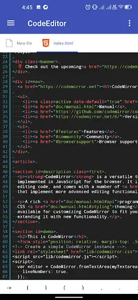 Play Code Editor Mobile - PHP, Java as an online game Code Editor Mobile - PHP, Java with UptoPlay