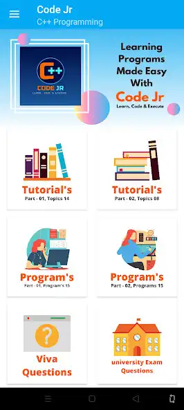Play Code Jr : C++ Programming App  and enjoy Code Jr : C++ Programming App with UptoPlay