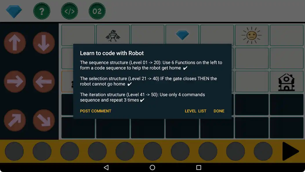 Play Code Robot: Game Logic Puzzles as an online game Code Robot: Game Logic Puzzles with UptoPlay