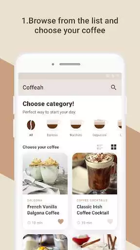 Play Coffeah: Coffee Recipes  and enjoy Coffeah: Coffee Recipes with UptoPlay