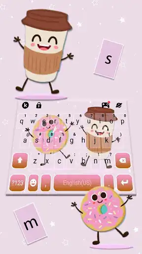 Play Coffee And Donut Keyboard Theme as an online game Coffee And Donut Keyboard Theme with UptoPlay