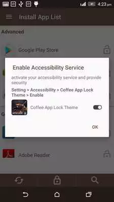 Play Coffee Applock Theme