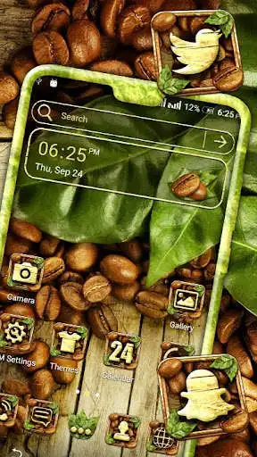 Play Coffee Beans Launcher Theme  and enjoy Coffee Beans Launcher Theme with UptoPlay