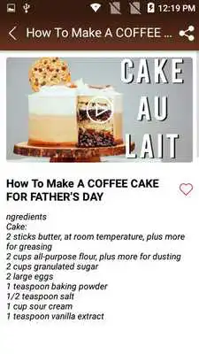 Play Coffee Cake Recipe