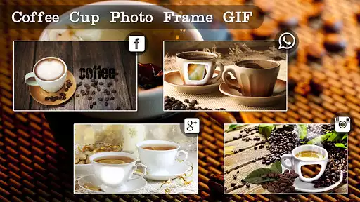 Play Coffee Cup Photo Frame Editor as an online game Coffee Cup Photo Frame Editor with UptoPlay