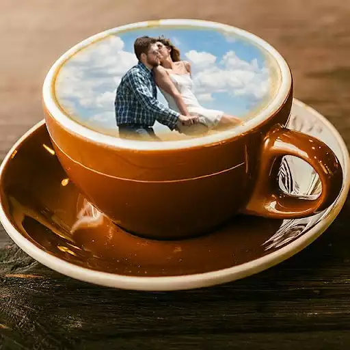 Play Coffee cup photo frames editor as an online game Coffee cup photo frames editor with UptoPlay