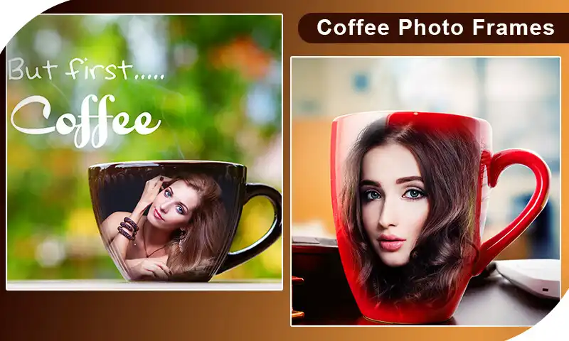 Play Coffee Mug Photo Frames app as an online game Coffee Mug Photo Frames app with UptoPlay