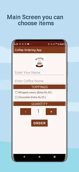 Play Coffee Ordering App as an online game Coffee Ordering App with UptoPlay