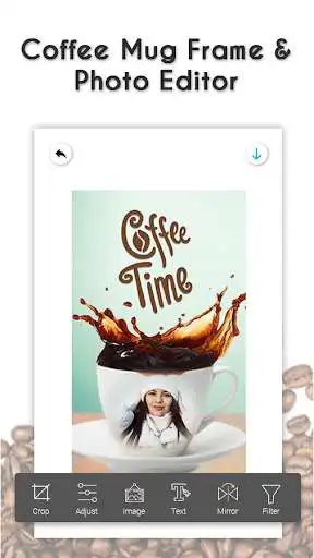 Play Coffee Photo Frame - Mug Photo Editor as an online game Coffee Photo Frame - Mug Photo Editor with UptoPlay