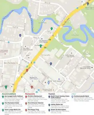 Play Coffs Harbour Map