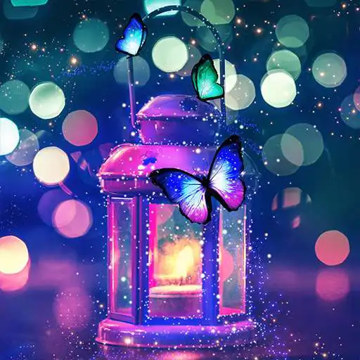 Play COGUL 4K Wallpaper - Luminous Butterfly In Lantern APK