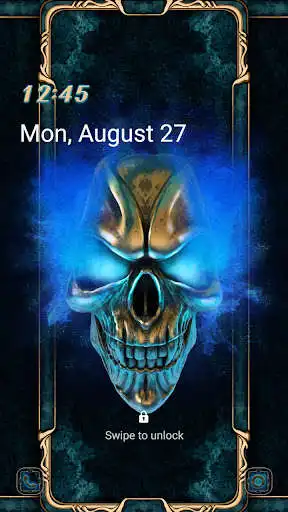 Play COGUL HD/4K Wallpaper - Blue Light Skull  and enjoy COGUL HD/4K Wallpaper - Blue Light Skull with UptoPlay