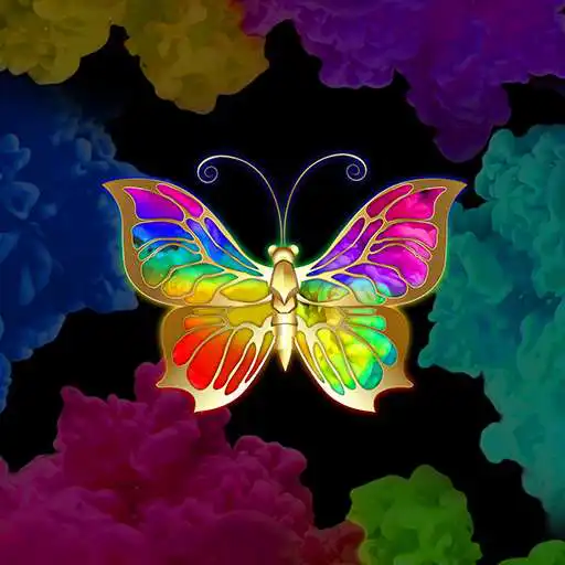 Play COGUL HD/4K Wallpaper - Rainbow Ink Butterfly APK