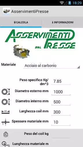 Play CoilWeight Asservimenti Presse  and enjoy CoilWeight Asservimenti Presse with UptoPlay