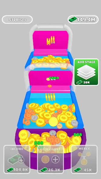 Play Coin ASMR as an online game Coin ASMR with UptoPlay