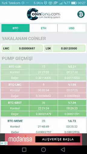 Play APK Coinfono - Pump-Dump Analiz Botu  and enjoy Coinfono - Pump-Dump Analiz Botu with UptoPlay com.cesayazilim.coinfono