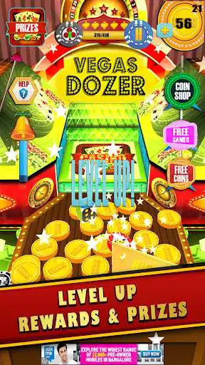 Play Coin Pusher Box Carnival Dozer as an online game Coin Pusher Box Carnival Dozer with UptoPlay