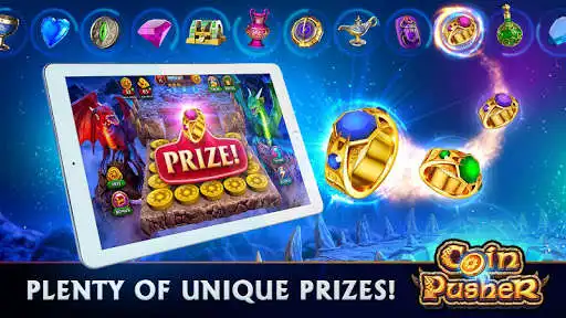 Play Coin Pusher: Epic Treasures as an online game Coin Pusher: Epic Treasures with UptoPlay