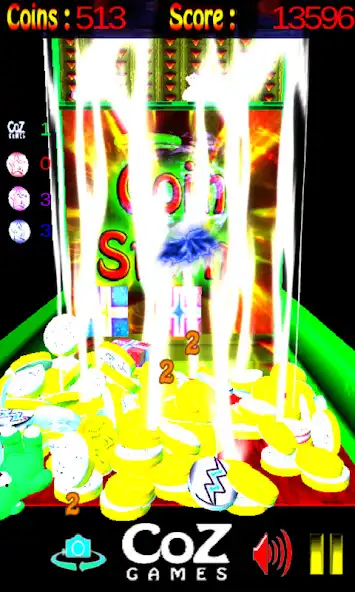 Play APK Coin Storm, coin pusher  and enjoy Coin Storm, coin pusher with UptoPlay com.CoZGames.CoinStormFree