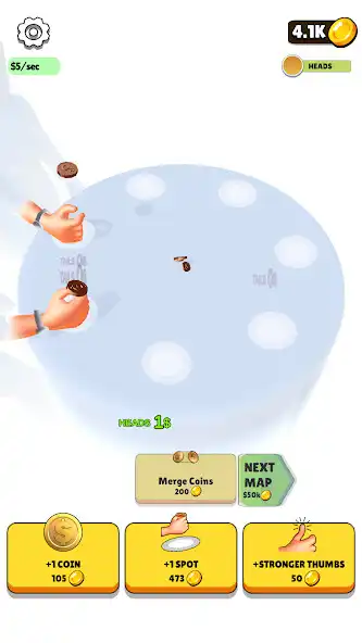 Play Coin Toss ASMR as an online game Coin Toss ASMR with UptoPlay