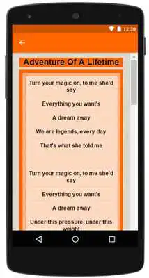 Play Coldplay Top Lyrics
