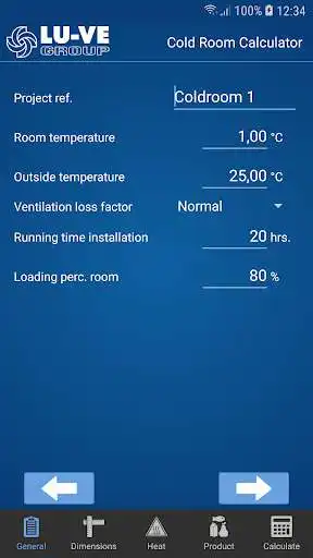 Play Cold Room Calculator as an online game Cold Room Calculator with UptoPlay