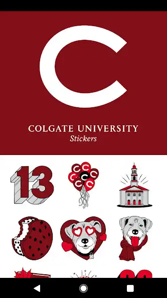 Play Colgate University Sticker Pack  and enjoy Colgate University Sticker Pack with UptoPlay