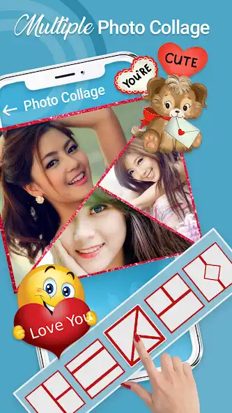 Play Collage Maker: Photo Frame as an online game Collage Maker: Photo Frame with UptoPlay