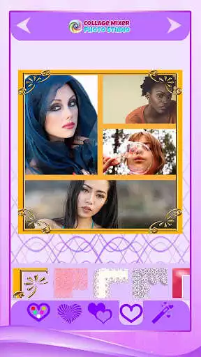 Play Collage Mixer Photo Studio as an online game Collage Mixer Photo Studio with UptoPlay