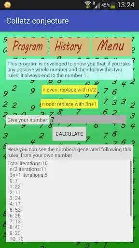 Play Collatz Conjecture as an online game Collatz Conjecture with UptoPlay