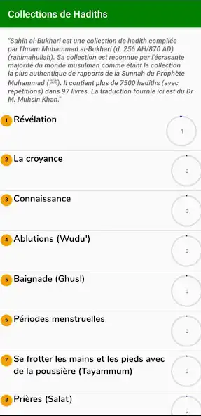 Play Collection de Hadiths as an online game Collection de Hadiths with UptoPlay