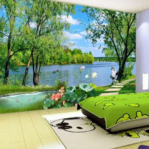 Play Collection of custom 3d Wall Wallpapers APK