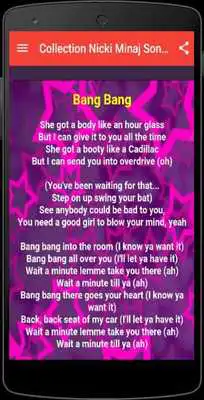 Play Collection Song of Nicki Minaj