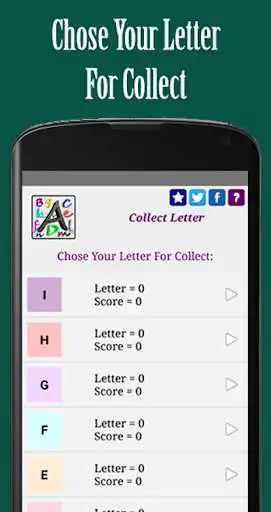 Play Collect Letter