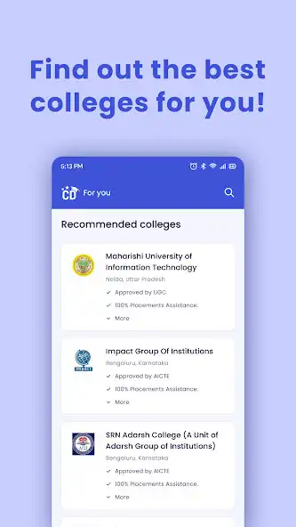 Play CollegeDekho as an online game CollegeDekho with UptoPlay